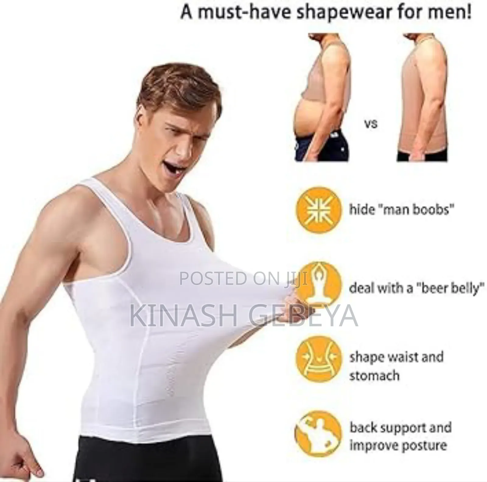 Mens Body Shaper and Support(ቦርጭ መሰብሰቢያ)
