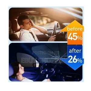 የመኪና_ፀሀይ_መከላከያ Foldable Car Sunshade Umbrella