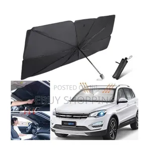 Photo - ለበጋው የፀሀይ ሙቀት ምርጥ መላ Foldable Car Sunshade Umbrella