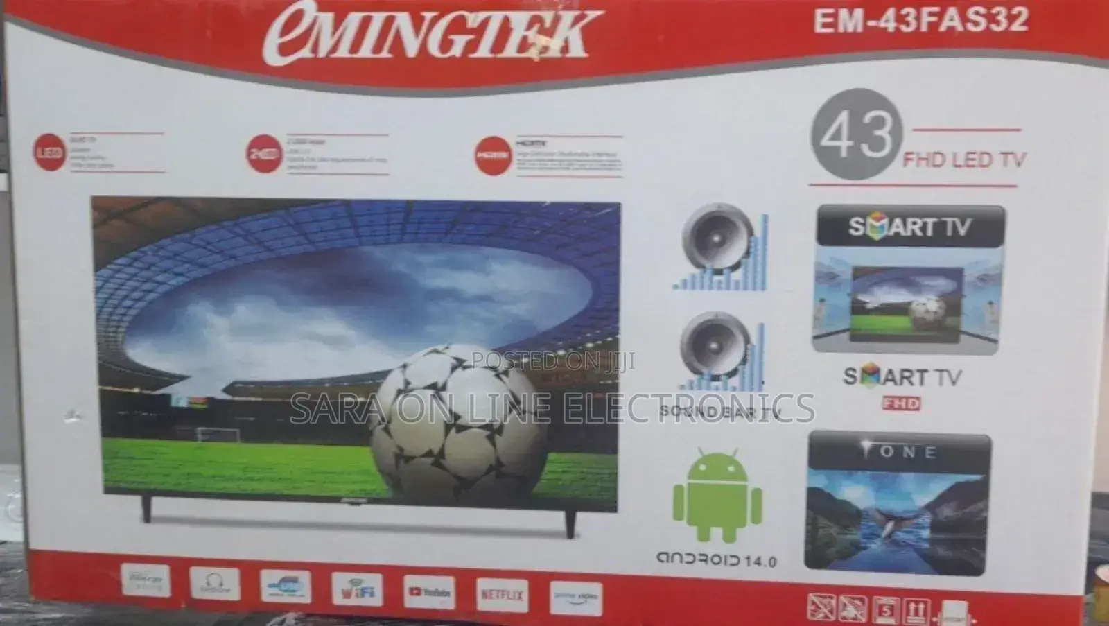 Mingtek 43" Smart Android Tv