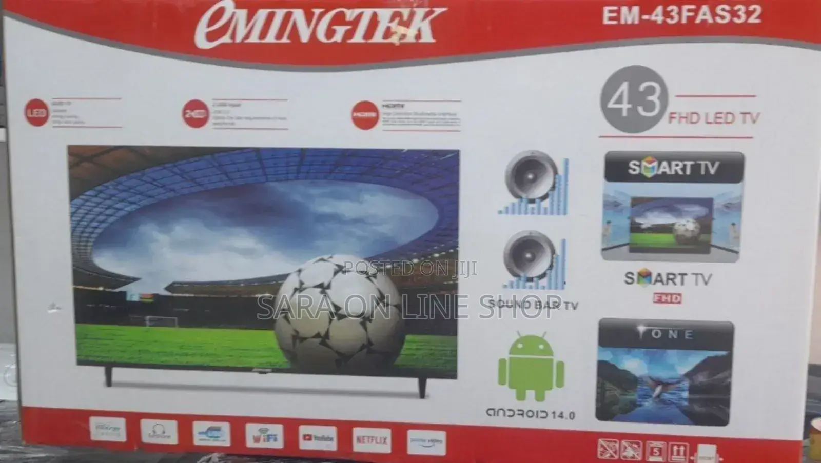 Mingtek 43" Smart Android Tv