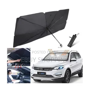 Photo - Keep Vehicle Cool Foldable Car Sunshade Umbrella