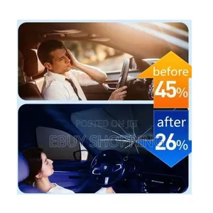 Keep Vehicle Cool Foldable Car Sunshade Umbrella