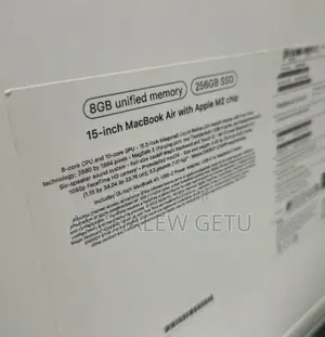 New Laptop Apple MacBook 8GB Intel Core I5 SSD 512GB