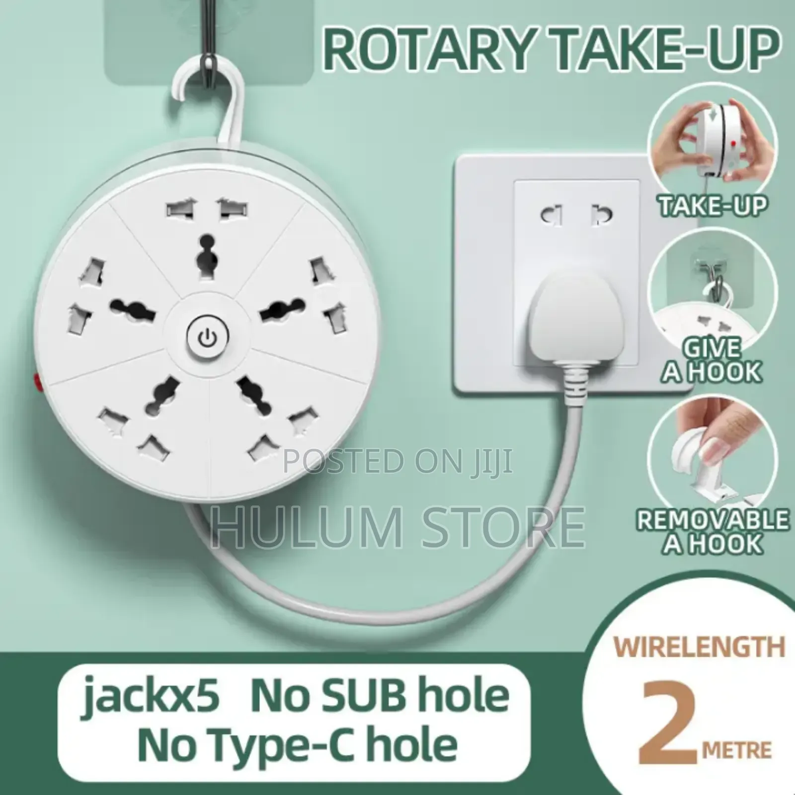 Gelistar Retractable Power Strip