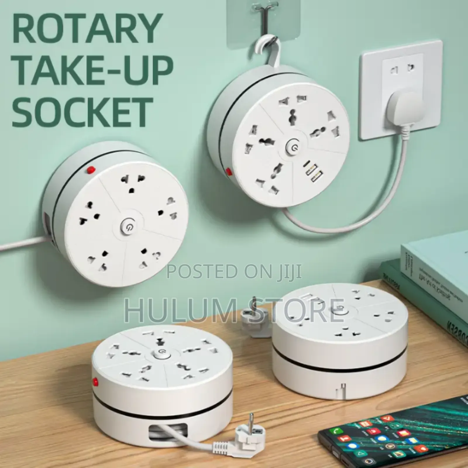 Gelistar Retractable Power Strip