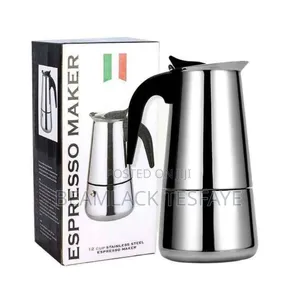 Photo - Stainless Steel Espresso Maker High-Quality
