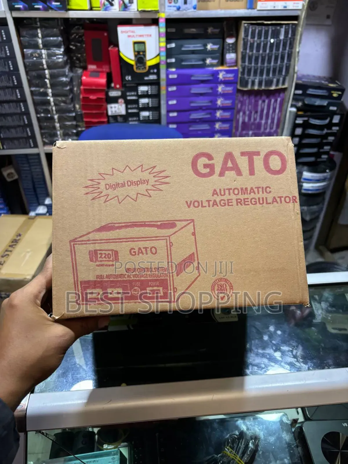 Gato Digital Avr 1000va Stabilizer Voltage Regulatorስታብላይዘር