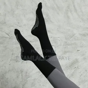 1pair Lengthened Sweat-Absorbing Non-Slip Five-Finger Socks