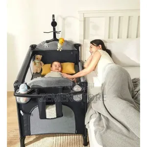 Photo - Multifunctional Deluxe Baby Bedside Cribs