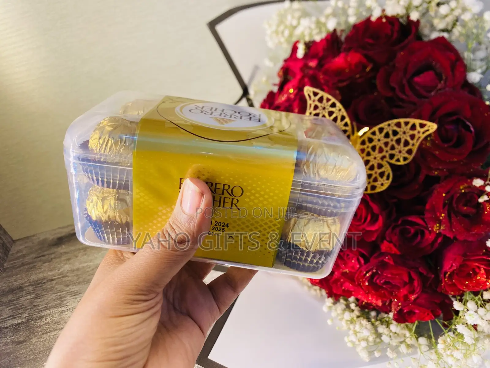 Flower   Chocolate   Gift  Set