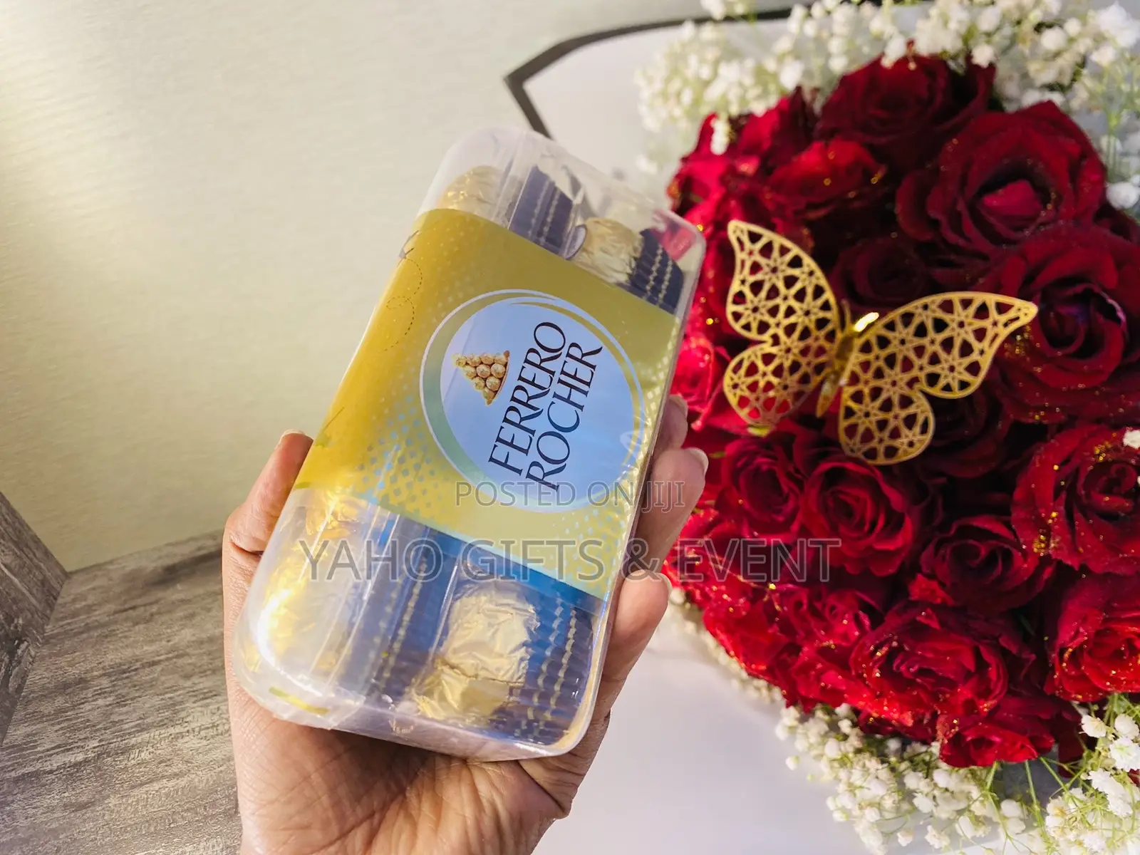 Flower   Chocolate   Gift  Set