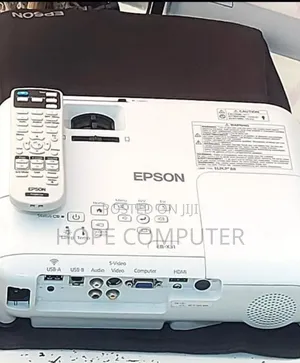 Epson Projector Model Name: Eb-X31 Has : Remote