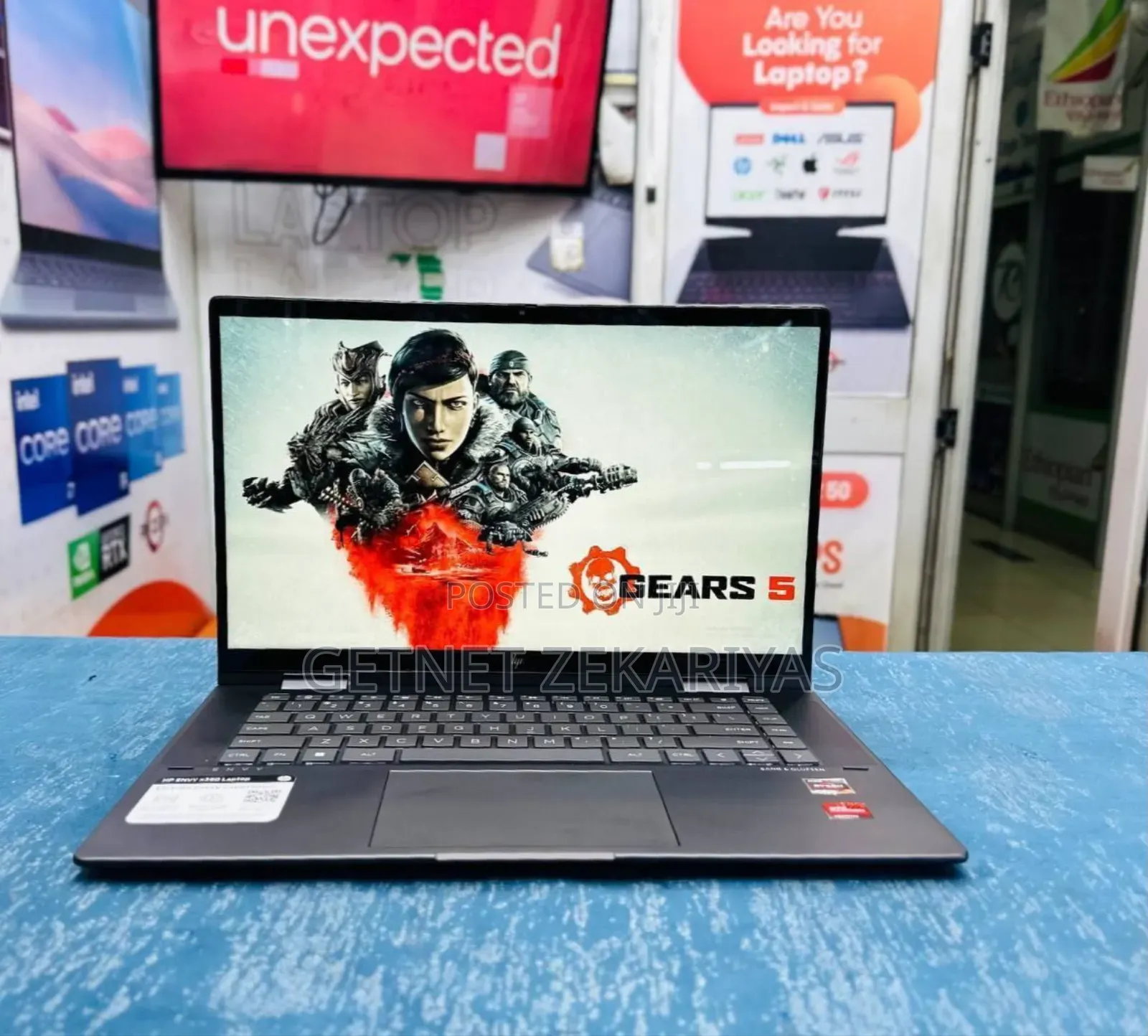 New Laptop HP Envy X360 16GB AMD Ryzen 7 SSD 512GB