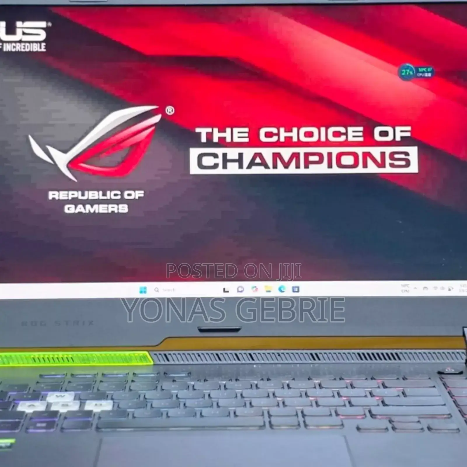 New Laptop Asus ROG Strix G15 16GB AMD Ryzen 9 SSD 1T