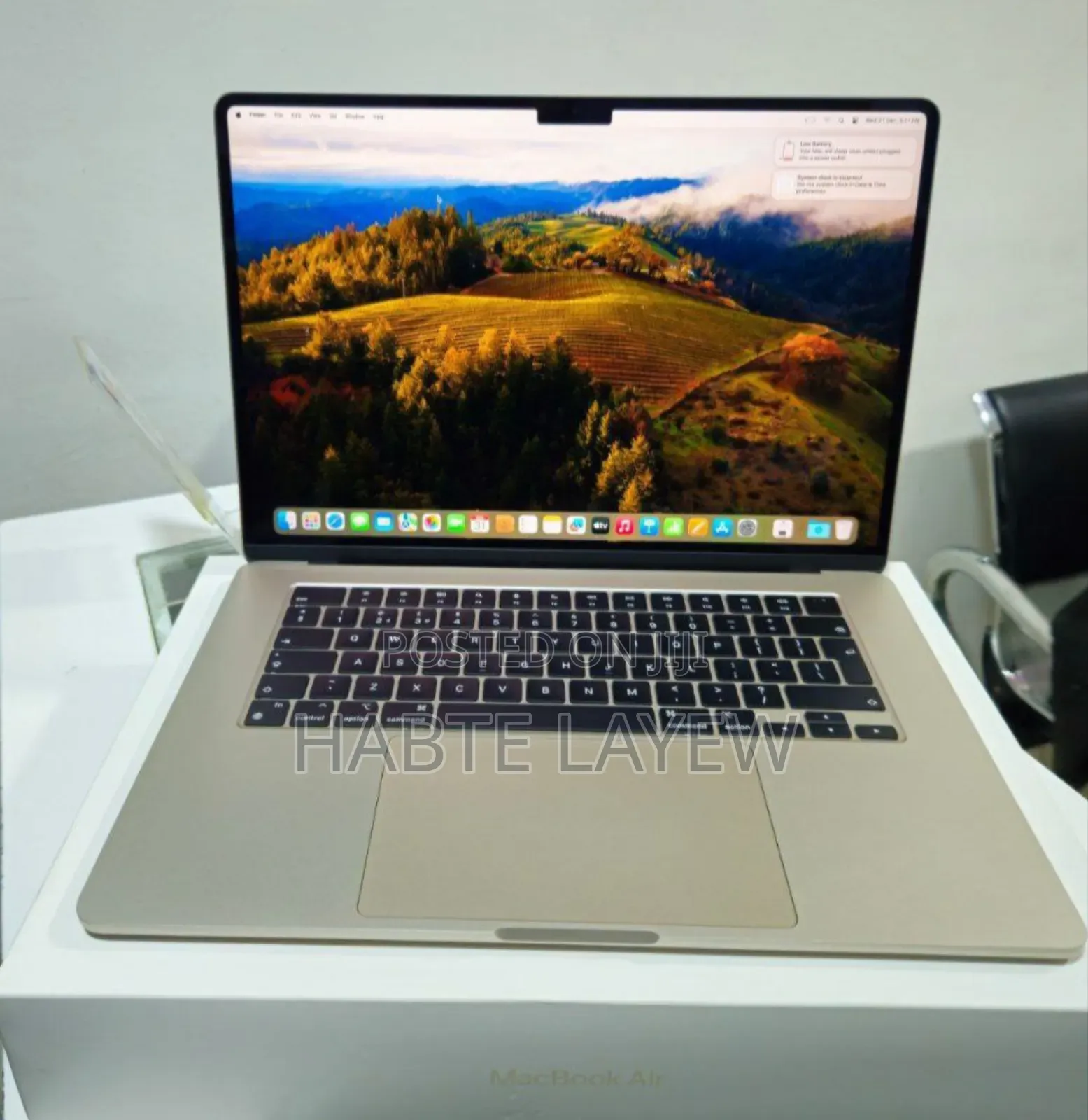 New Laptop Apple MacBook Air 2023 M2 8GB Intel Core M2 SSD 256GB