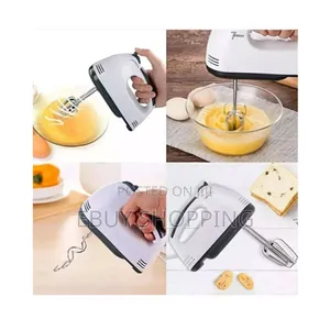 High-Power Hand Mixer - Egg Beater Dough Blender for Baking