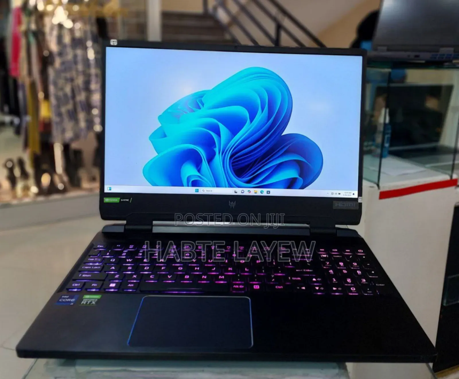 New Laptop Acer Predator Helios 300 16GB Intel Core I9 SSD 512GB