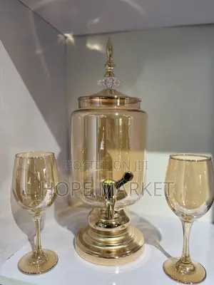 Glassw Dispenser Jar With Glass