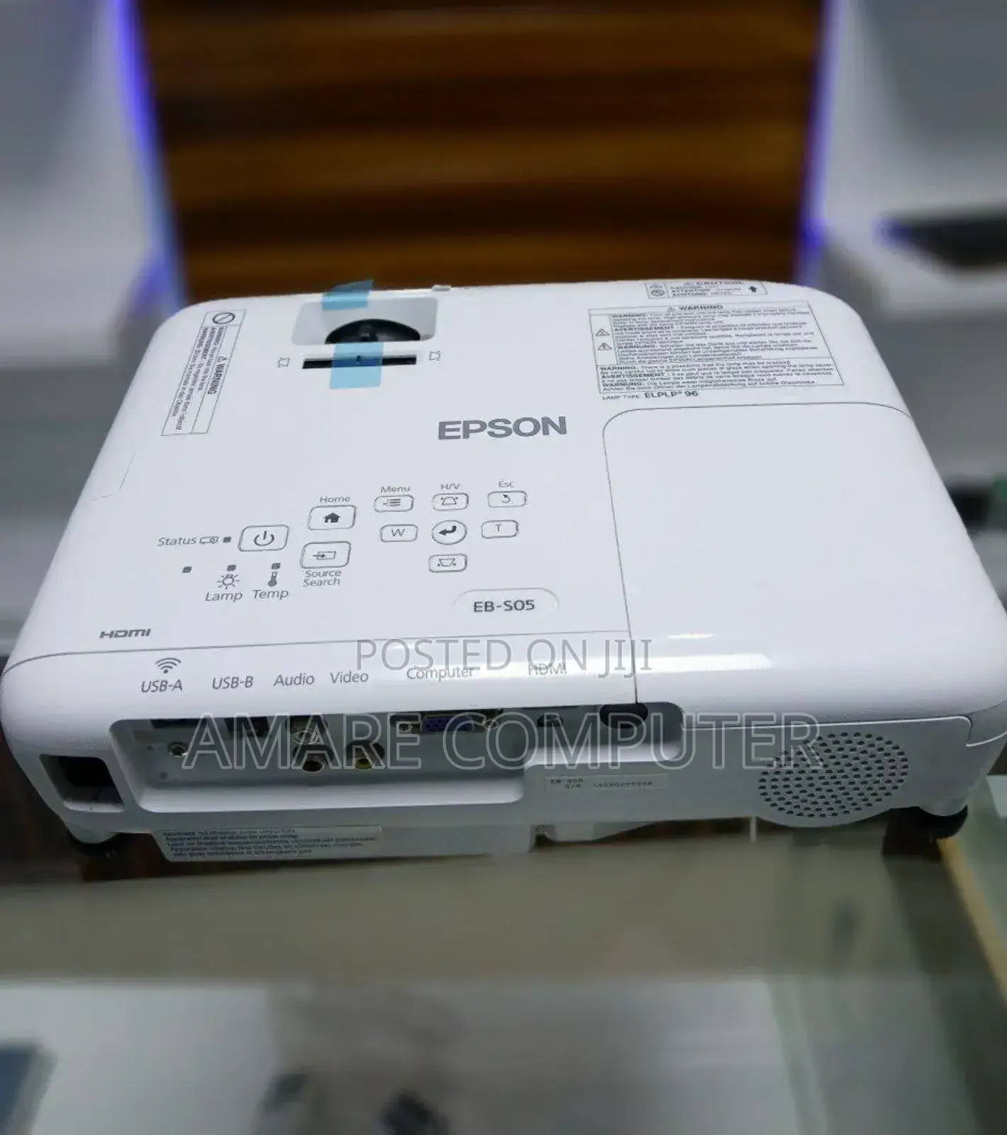 Epson Projector With Bag Remote Model Name: Eb-S05