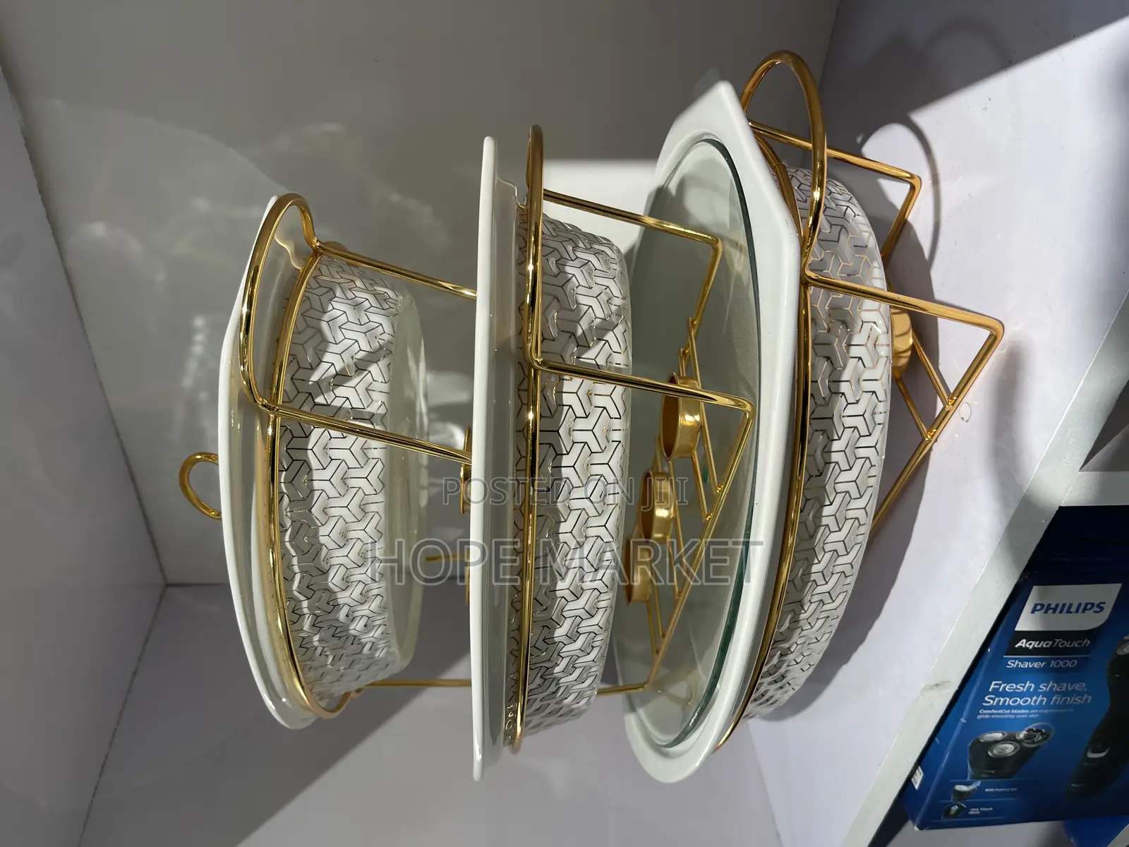 3pcs Ceramic Chafing Dishes(Big Size)