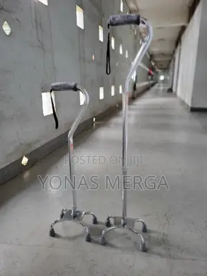Photo - Cane፯凹medical Quad Cane Heavy Duty Small Base 500# Capacity