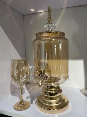 Photo - Glassw Dispenser Jar With Glass