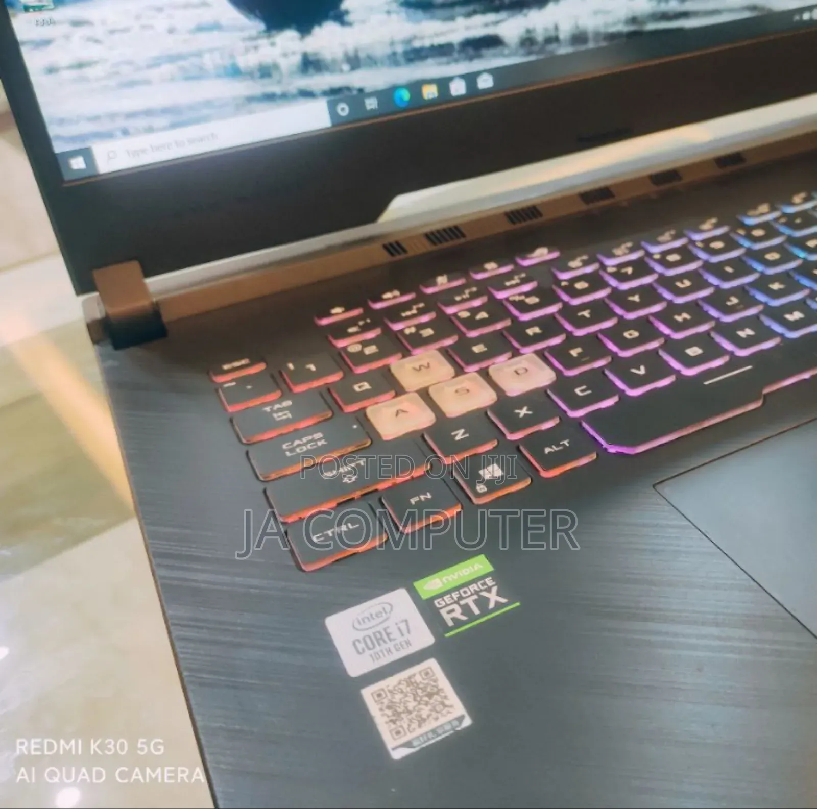 New Laptop Asus ROG Strix G15 16GB Intel Core I7 SSD 1T