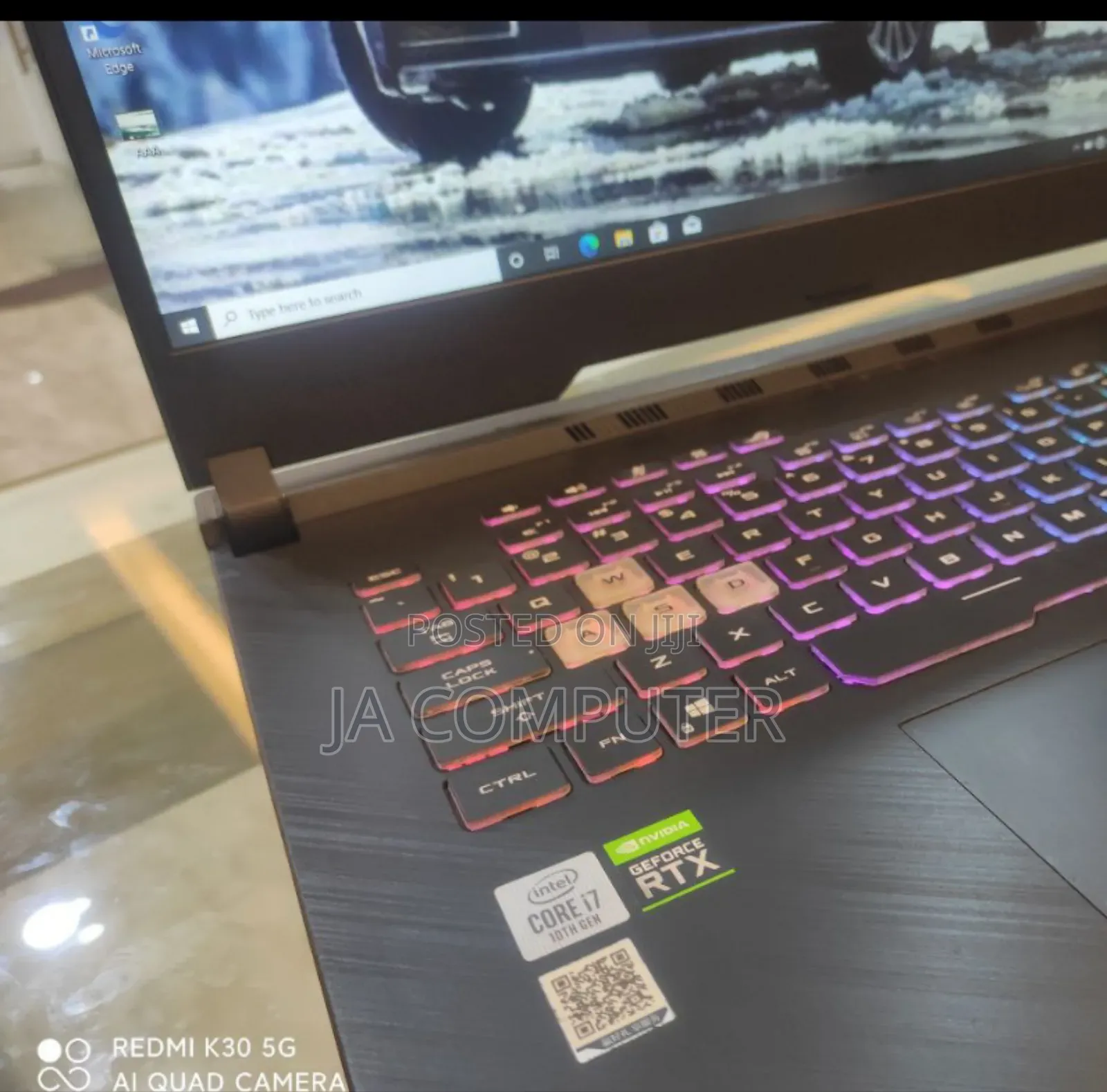 New Laptop Asus ROG Strix G15 16GB Intel Core I7 SSD 1T