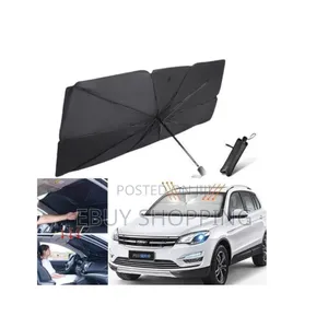 Photo - Durable Material Foldable Car Sunshade Umbrella