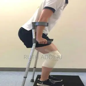 በክንድ የሚገባ ክራንች ጠንካራ Elbow Crutches Pair Elbow Crutches New