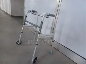 Foldable With Wheel Walker Pin Pressed Folding Walker New