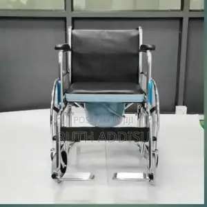 ኮሞድ ዊልቸር Commode Wheelchair Woth Shower Plate Wheelchair New