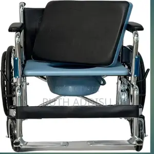 ኮሞድ ዊልቸር Commode Wheelchair Woth Shower Plate Wheelchair New