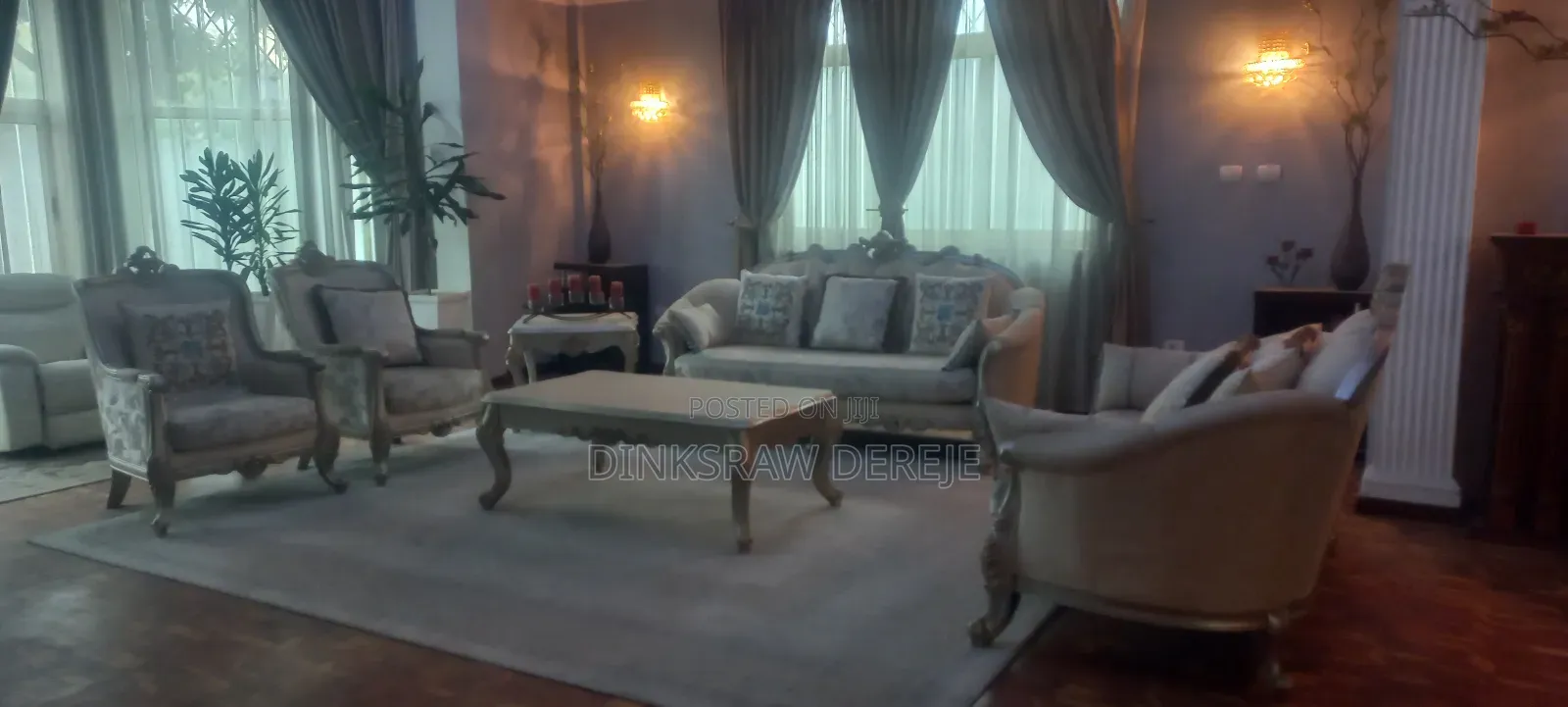 Furnished 7bdrm Mansion in Nifas Silk-Lafto for rent