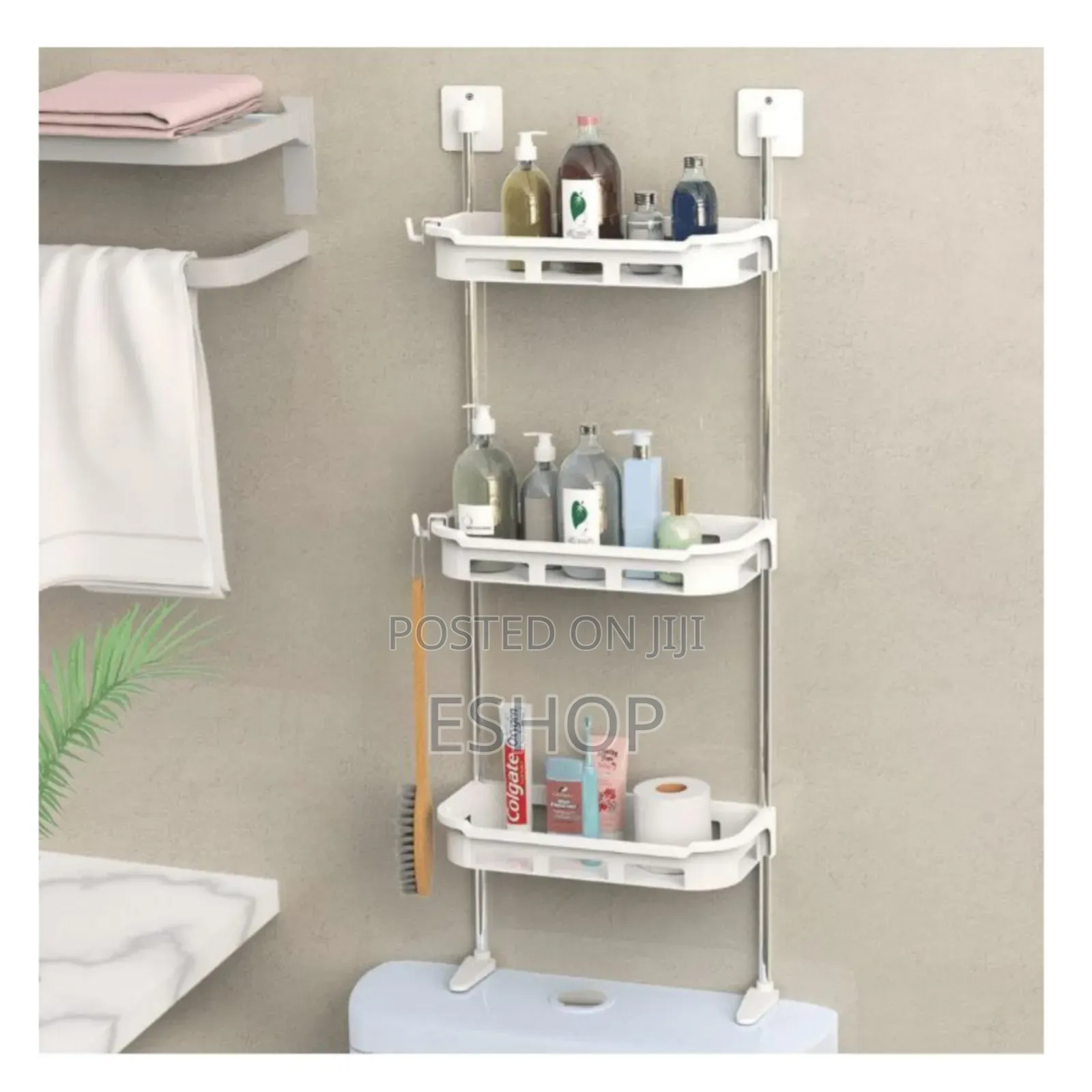 **Water-Resistant Bathroom Organizer – Maximize Small Spaces
