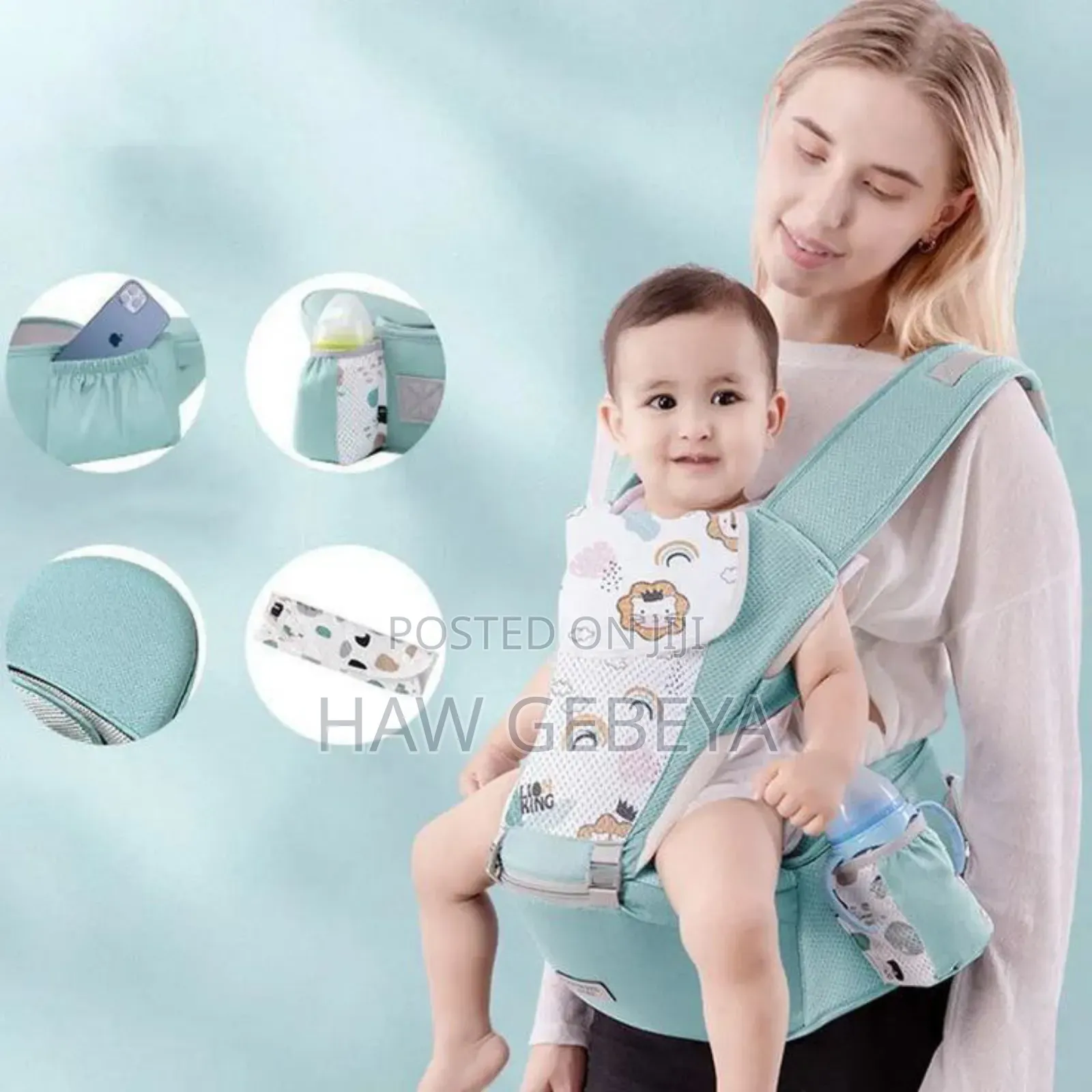 Multi Functional Baby Carrier With Hip Seat