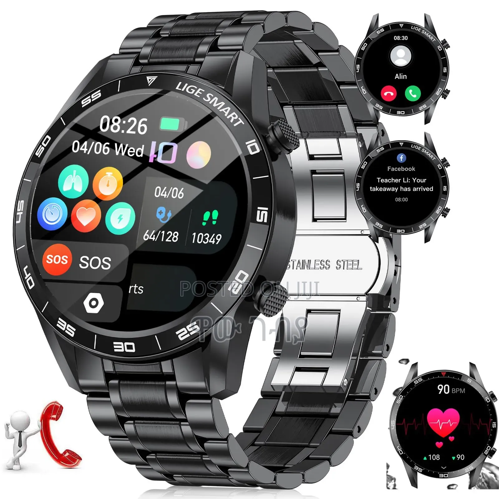 Oteeto Watch 5pro Smart Watch Free Delivery