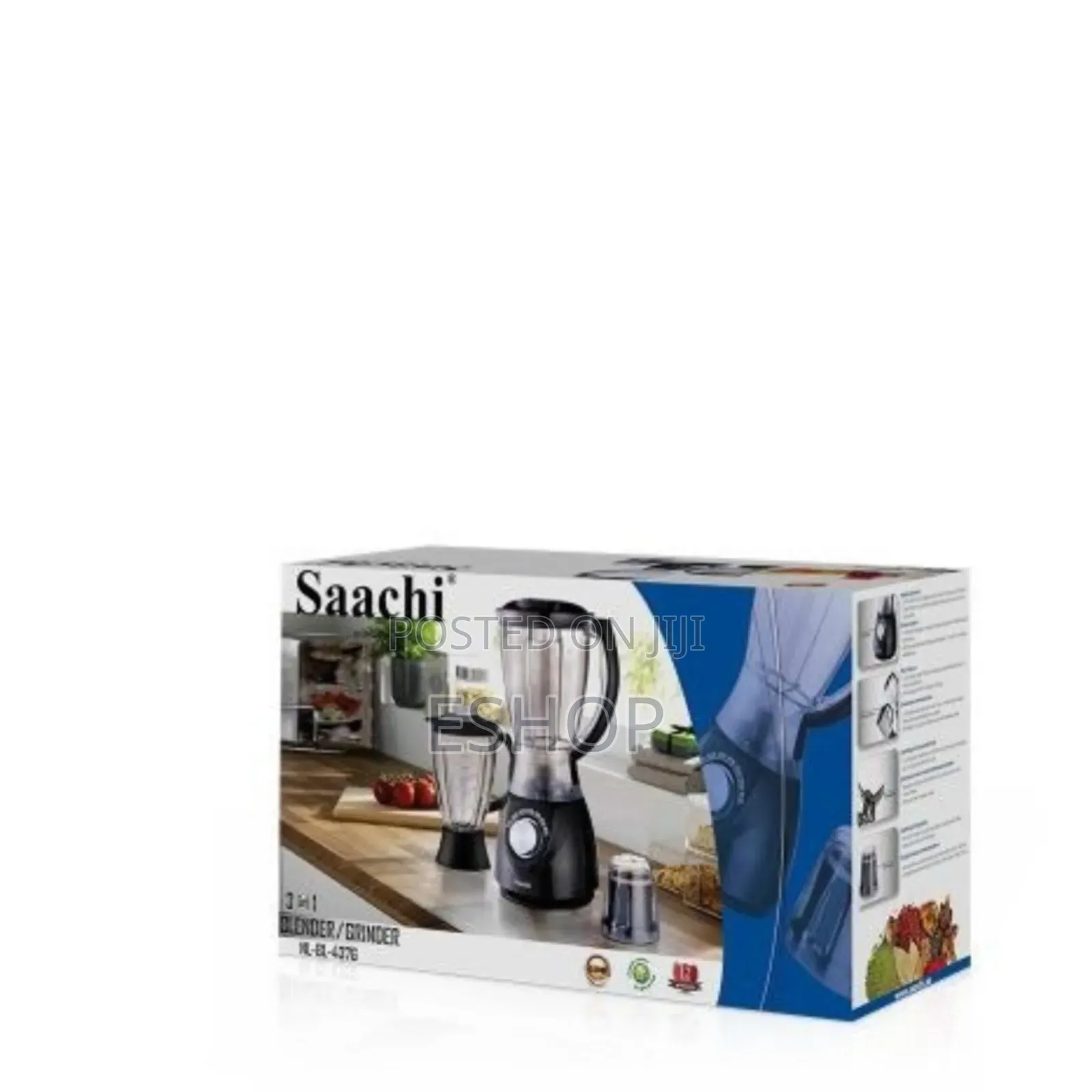 Plastic Lined Grinding Mill Saachi 3 in 1 Blender