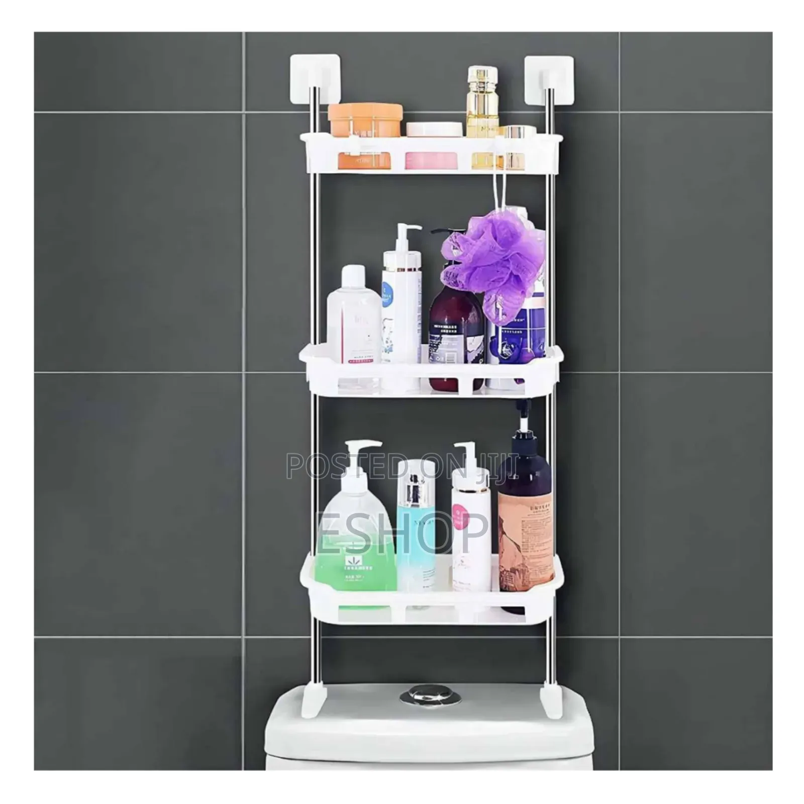 3-Tier Over Toilet Rack – Keep Your Bathroom Clutter-Free