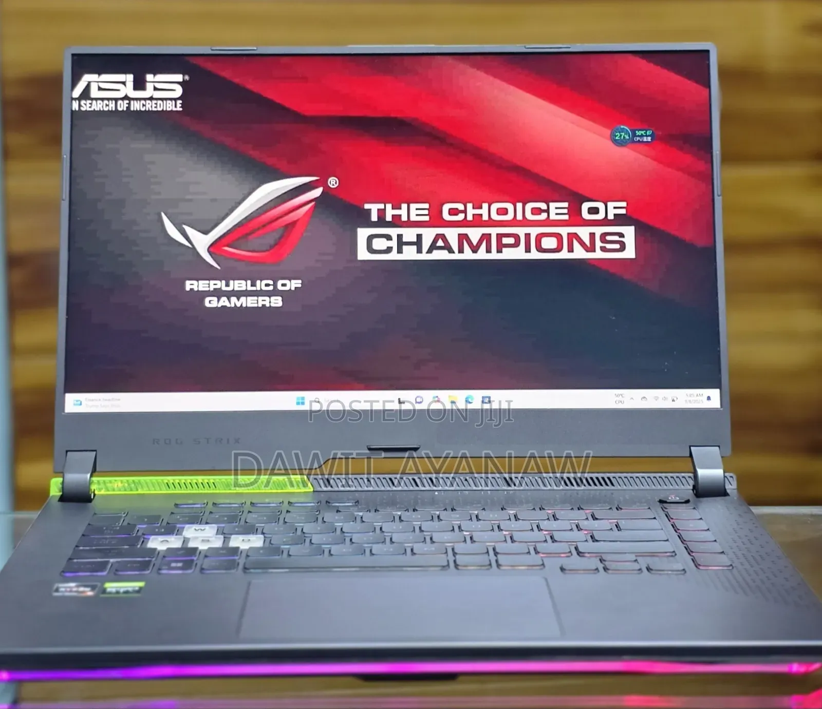 New Laptop Asus ROG Strix G15 16GB AMD Ryzen 9 SSD 512GB