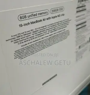 New Laptop Apple MacBook 8GB Intel Core I5 SSD 256GB