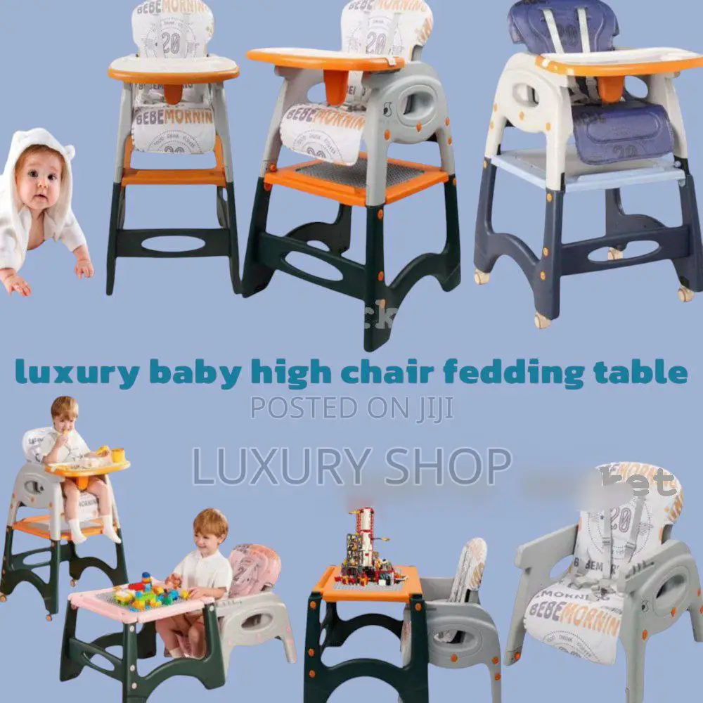 Luxury Baby High Chair Fedding Table