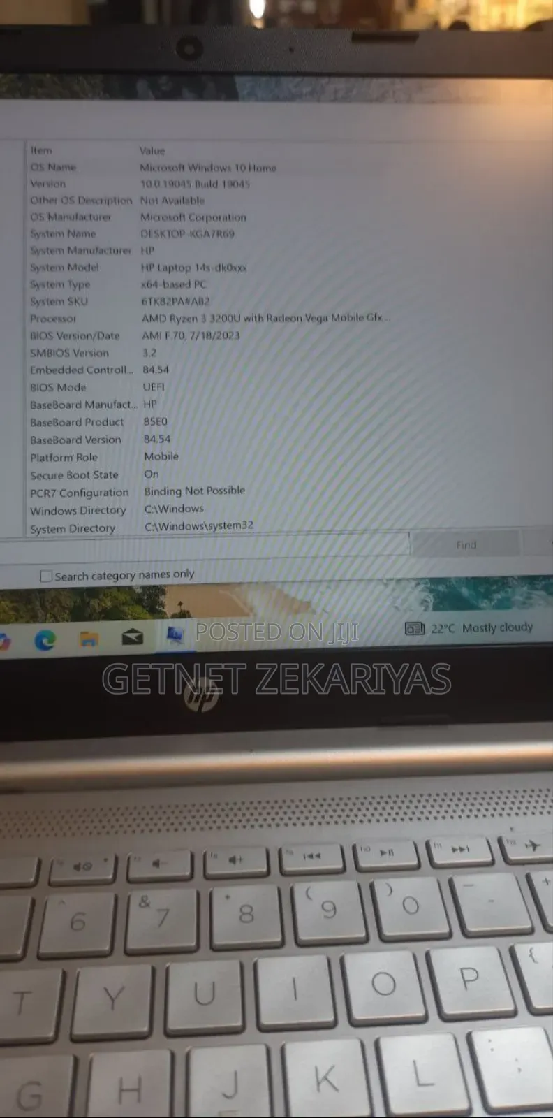 New Laptop HP Stream Notebook 8GB AMD Ryzen 3 SSD 512GB