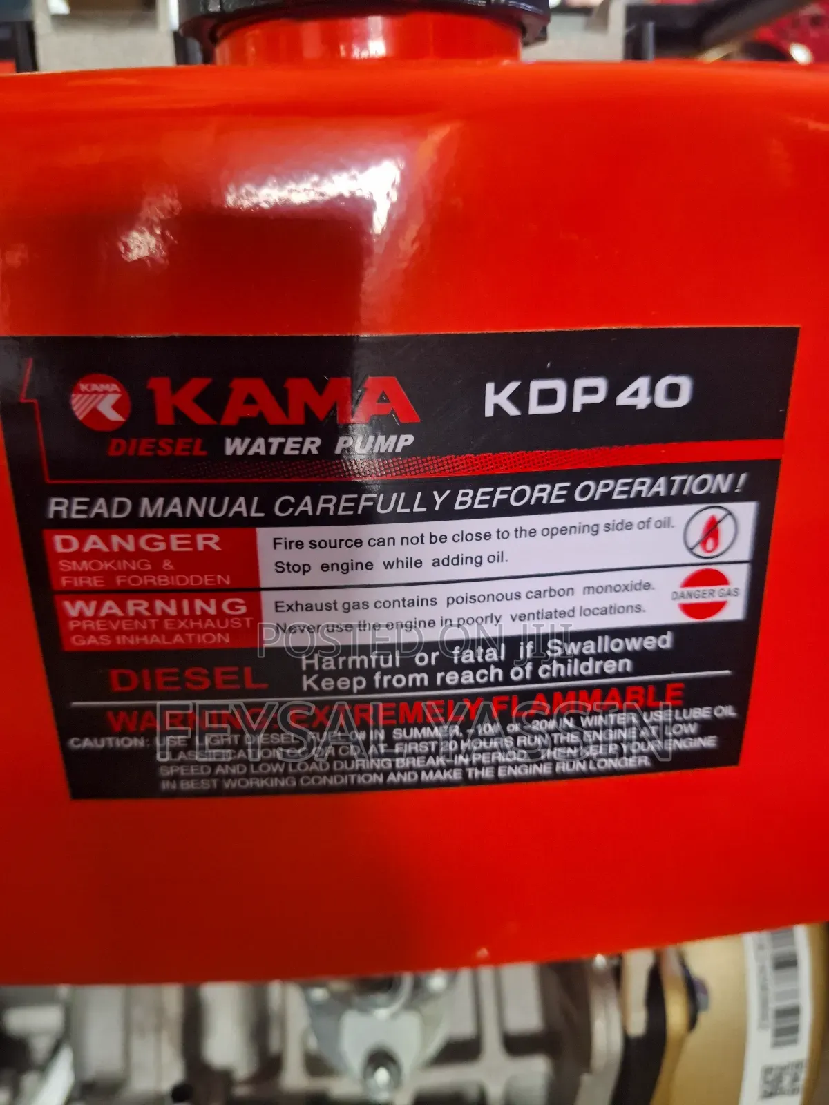 Kama Water Pump Diesel 4 Inch and 3inch
