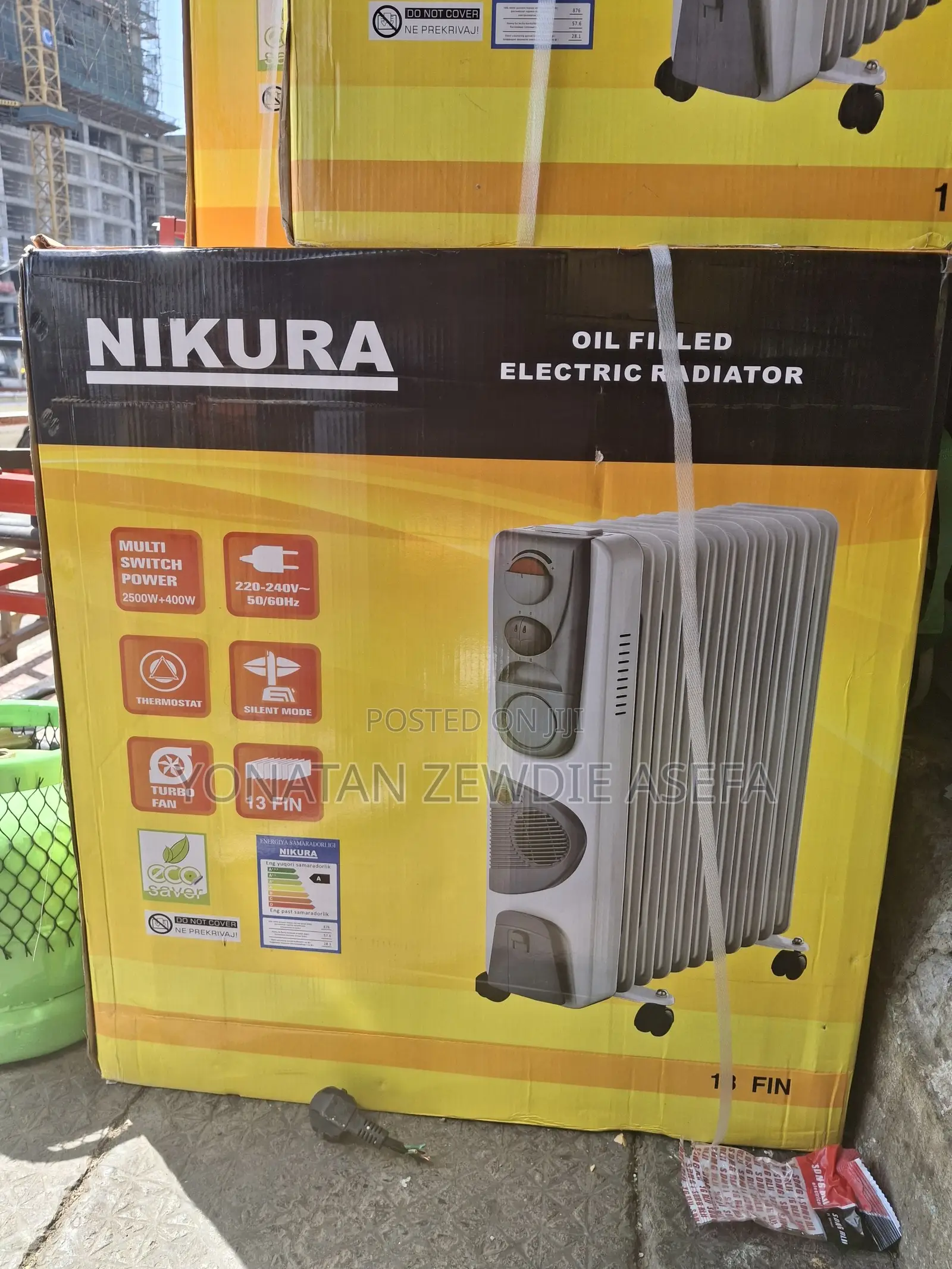 Oil Heater 13 Sections , Nikura, 2900 Watts