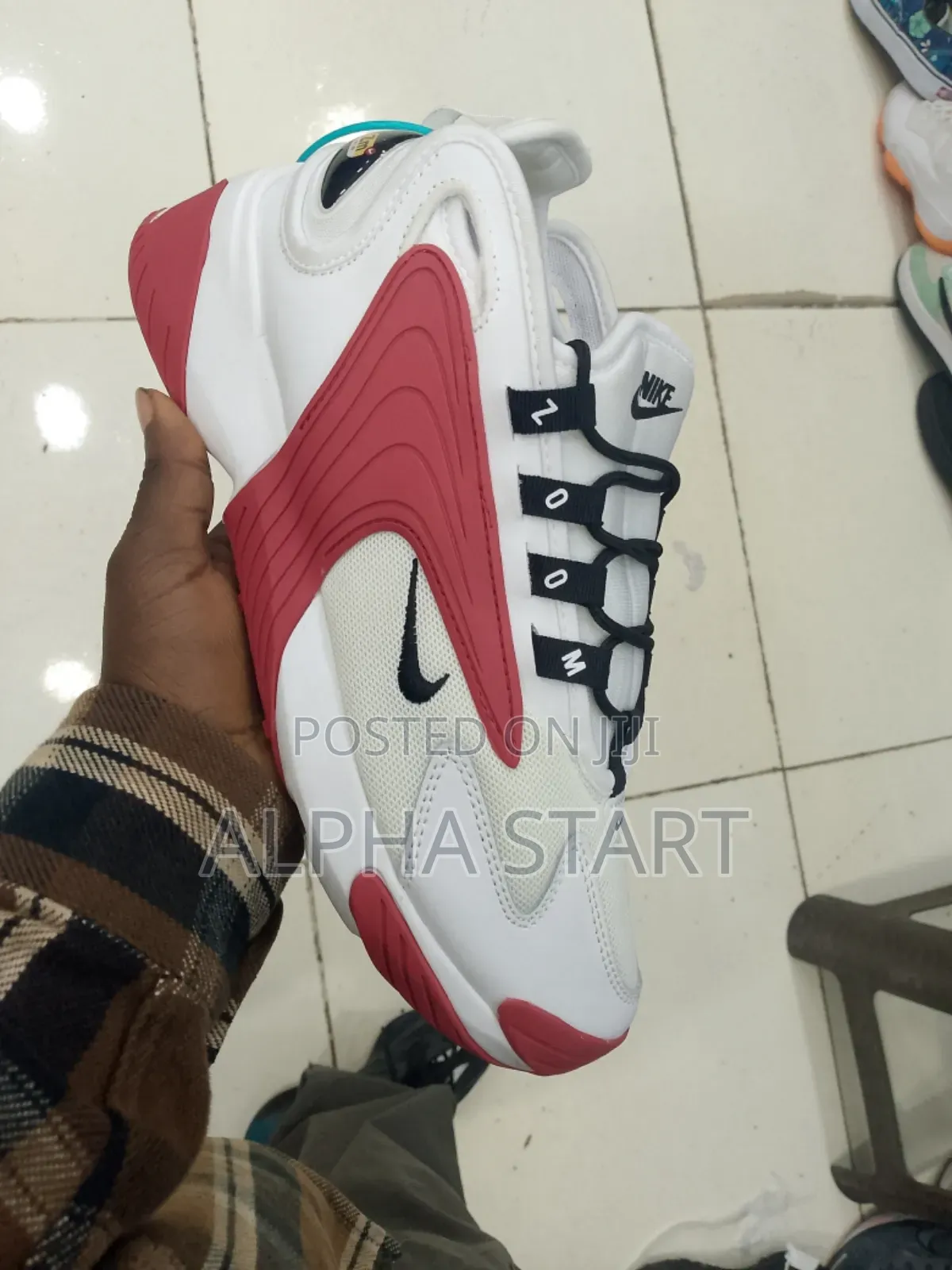 Nike Zoon Zm 2000 White Red Master High Quality Shoes