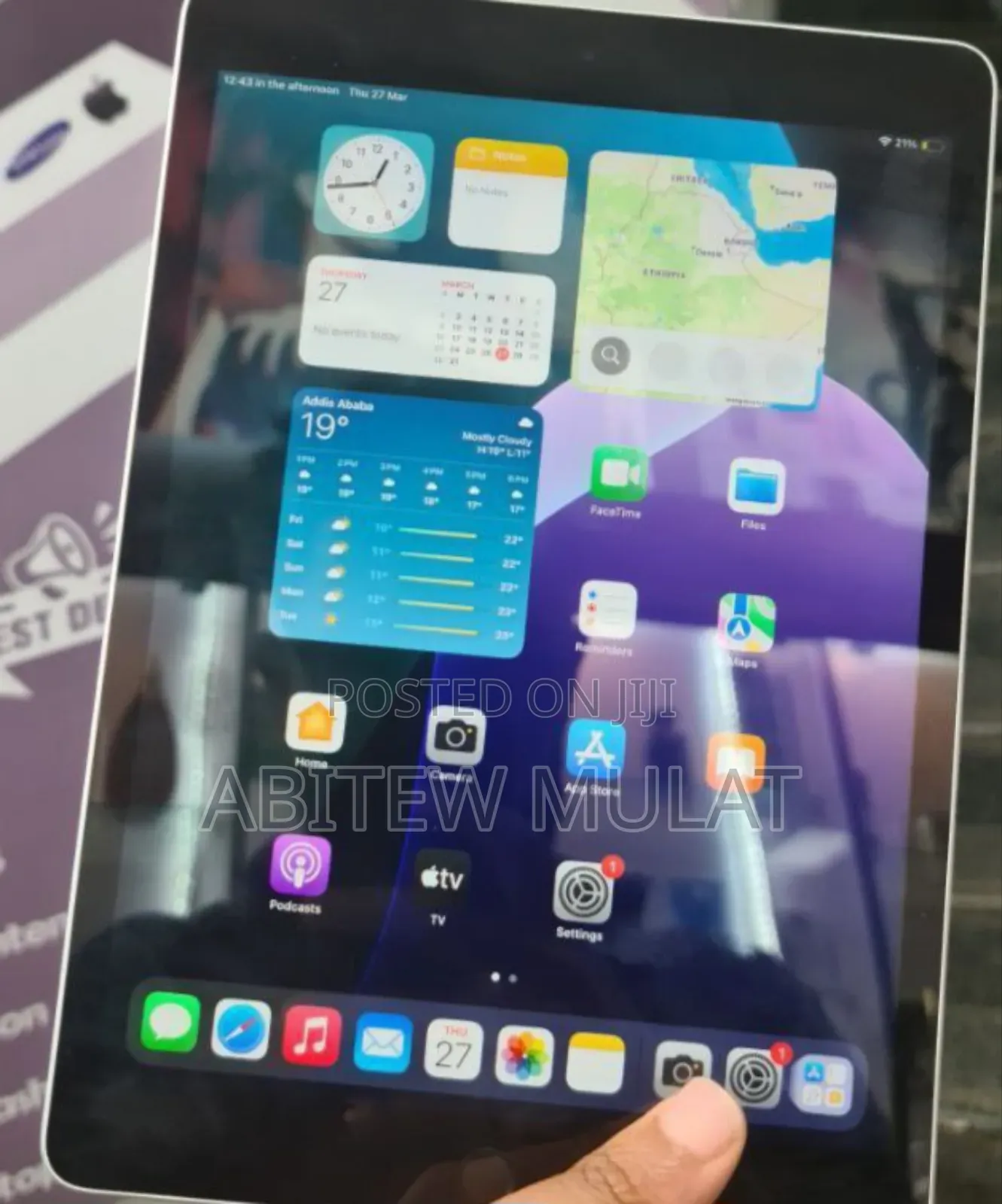 New Apple iPad 10.2 (2019) 64 GB Silver