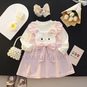 Girls Cute Kitten Dress Mk- 0565