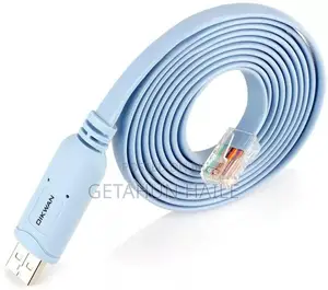 Photo - Usb Cisco Console Cable Ftdi to Rj45 Cable for Router,Switch